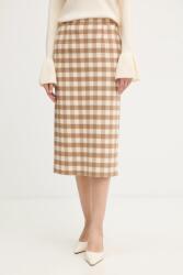 Luisa Spagnoli szoknya gyapjúkeverékből - bézs 36