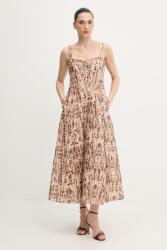 Bardot ruha - bézs XL - answear - 69 990 Ft