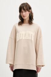 ROTATE pamut melegítőfelső - bézs M - answear - 65 990 Ft