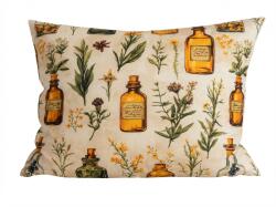  Mikroszálas párnahuzat APOTHECARY 70x90 cm, krémszínű