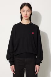 KENZO gyapjú pulóver Rws Boke Crest Jumper - fekete M