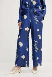 MM by Max Mara selyemnadrág HELGA - kék 38