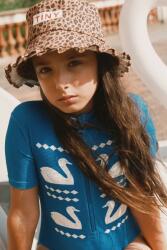 Tinycottons egyrészes gyerek fürdőruha SWANS SWIMSUIT - kék 128