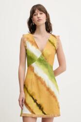 Never Fully Dressed vászon ruha - sárga S