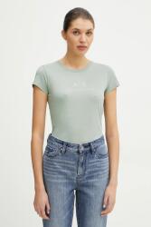 Giorgio Armani pamut póló - zöld XS - answear - 26 990 Ft