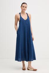 DKNY pamut ruha - kék M - answear - 69 990 Ft