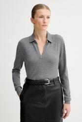 Calvin Klein pulóver gyapjúkeverékből - szürke S - answear - 20 990 Ft
