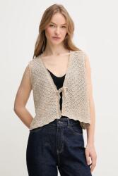 Hoss Intropia mellény - bézs S - answear - 16 390 Ft