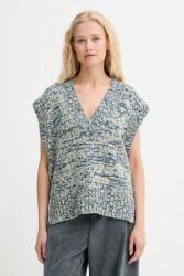 MUNTHE gyapjú mellény LARAZZA - kék 38