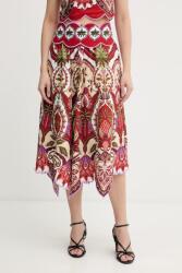 Farm Rio szoknya lenvászonnal - piros XS