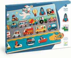 DJECO Fa oktató kirakós Járművek (DJ01831)