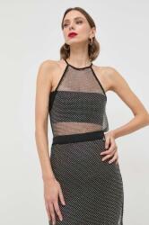 Patrizia Pepe top - fekete 38 - answear - 85 990 Ft