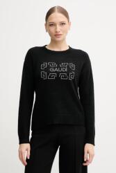 Gaudi pulóver gyapjúkeverékből - fekete S - answear - 25 290 Ft