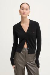 Diesel gyapjú kardigán M-ARTE - fekete L