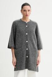 American Vintage gyapjú kardigán - szürke XS/S - answear - 99 990 Ft
