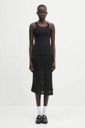 Wales Bonner ruha Serenity - fekete XS