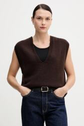 Sandro Ferrone gyapjú mellény - barna Univerzális méret