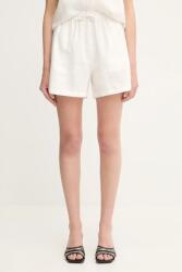 Samsoe Samsoe vászon rövidnadrág MAREN - fehér XS