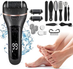 Elektromos lábápoló készlet, 17 részes (v24635)