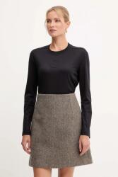 MM by Max Mara pamut hosszúujjú SORRISO - fekete S