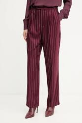 Max&Co MAX&Co. gyapjú nadrág - burgundia S