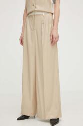 Remain nadrág gyapjú keverékből - bézs 36