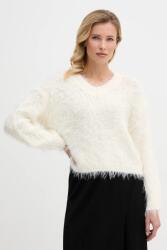 Oui pulóver gyapjúkeverékből - bézs 34 - answear - 46 990 Ft