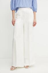 Twinset nadrág vászonkeverékből - bézs 36 - answear - 59 990 Ft
