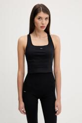 PANGAIA top Plant-Stretch Ribbed Tank Top - fekete XL