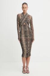 Bardot ruha - barna XS - answear - 26 990 Ft