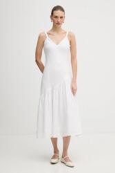 DKNY vászon ruha - fehér XS - answear - 60 990 Ft