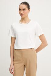Luisa Spagnoli pamut póló Balearica - fehér M - answear - 43 990 Ft