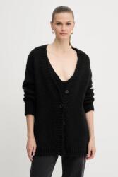 Silvian Heach kardigán gyapjú keverékből LETSOSA - fekete L