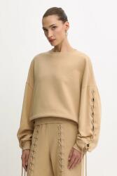 ROTATE pamut melegítőfelső - bézs M - answear - 95 990 Ft