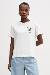 Weekend Max Mara pamut póló BORA - fehér XS