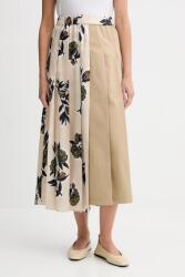 Weekend Max Mara szoknya gyapjú keverékből ETRA - bézs 38