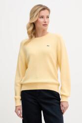 Lacoste pulóver női gyapjú hozzáadásával - sárga 36