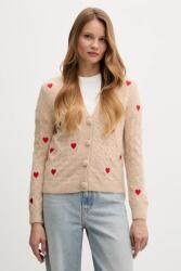 MC2 Saint Barth gyapjú kardigán - bézs M