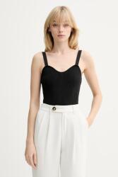 Silvian Heach top MAGALES - fekete S