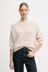 Oui pulóver gyapjúkeverékből - bézs 40 - answear - 31 990 Ft