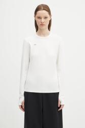 PANGAIA hosszú ujjú Cotton-Stretch Long-Sleeved Top - fehér XS