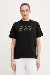 EA7 Emporio Armani pamut póló - fekete S - answear - 27 690 Ft