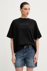 Giorgio Armani t-shirt női pamut - fekete M