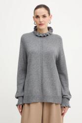 TWINSET gyapjú pulóver - szürke S - answear - 45 990 Ft
