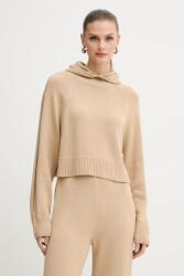 Giorgio Armani pulóver gyapjúkeverékből - bézs M - answear - 31 990 Ft