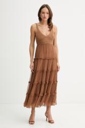 ERMANNO Firenze selyem ruha - barna 34