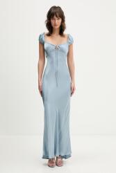 Bardot viszkóz ruha - kék M