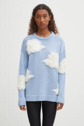Fiorucci gyapjú pulóver Cloud - kék XS