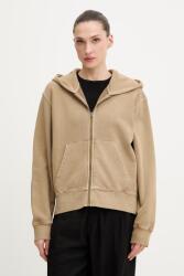 G-Star pamut melegítőfelső Washed hdd zip relaxed - bézs XL