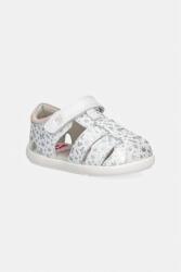 Garvalin gyerekszandál bőrből - ezüst 21